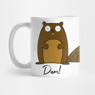 Funny Beaver Dam Mug